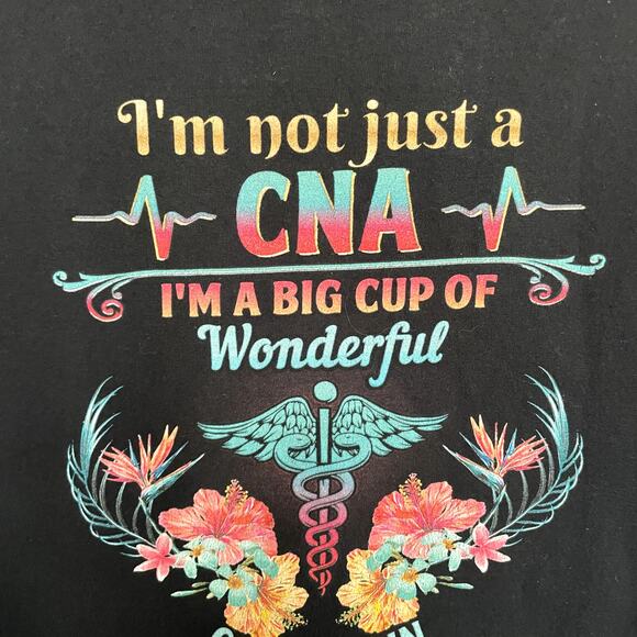 CNA Saying t-shirt Medium see description wonderful crazy - Picture 1 of 6